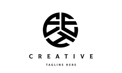 EEH creative circle three letter logo