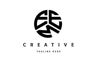 EEM creative circle three letter logo