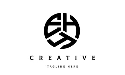 EHY creative circle three letter logo
