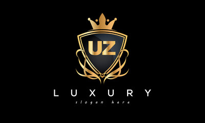 UZ creative luxury letter logo