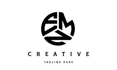 EMN creative circle three letter logo