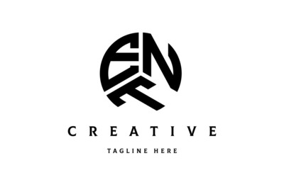 ENT creative circle three letter logo