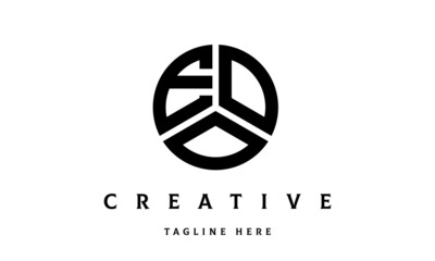 EOO creative circle three letter logo