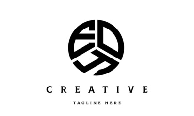 EOY creative circle three letter logo