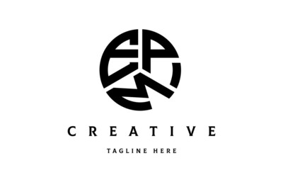 EPM creative circle three letter logo