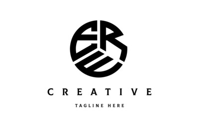 ERE creative circle three letter logo