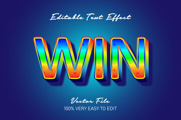 3d rainbow text effect