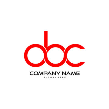 letter ABC, OBC logo design vector	