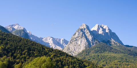 Wandern an der Zugspitze in Bayern