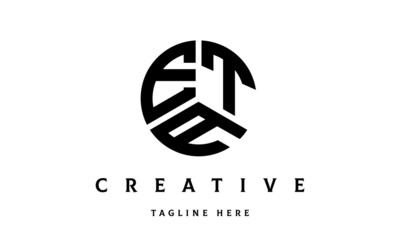 ETA creative circle three letter logo