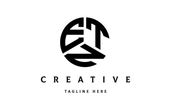 ETN creative circle three letter logo