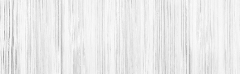Fototapeta premium Panorama of White vintage wooden table top pattern texture and seamless background