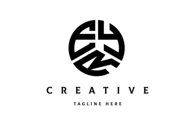 EYR creative circle three letter logo