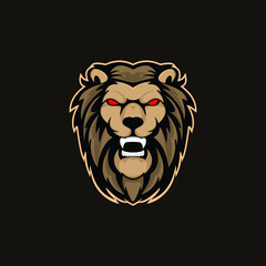 tiger head logo mascot template