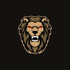 tiger head logo mascot template