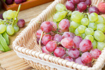 Fruit on a wooden table