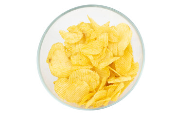 crispy wavy cheese and salted chips 