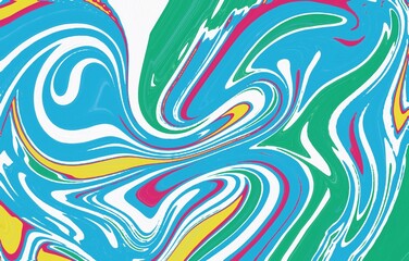 Color Dynamic. Liquid Screen series. Abstract arrangement of vibrant flow of hues and gradients suitable for projects on art, design and technology.Fluid colors wallpaper. Bright colorful shapes overl