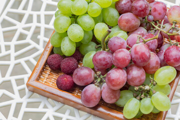 Fruit on a wooden table