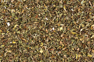 Greek spices mix - onion, mint, oregano, parsley, basil, thyme, sage