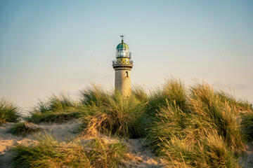 Summer visit in Warnemünde lighthouse