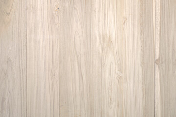 Fototapeta premium Light wood background, teak wood surface