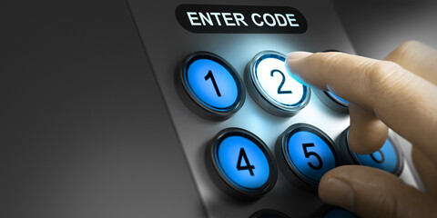 User Verification code. Pin authentication.