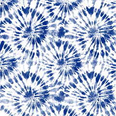 Blue Tie Dye Digital Background