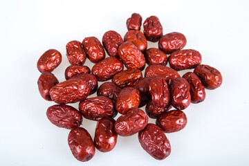 Red dates on the table