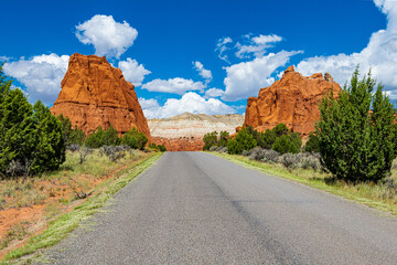 Red Rocks and Blue Sky in Kodachrome Basin State Park