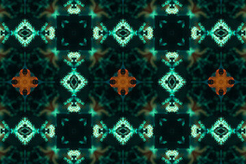 green and onage texture pattern