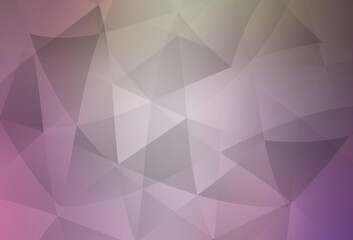 Fototapeta premium Light Pink, Green vector polygonal background.