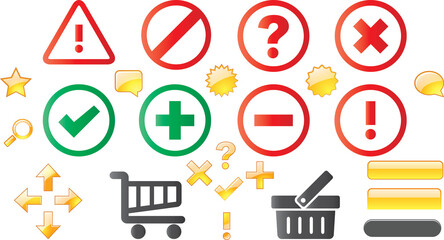 illustration of an background with arrows