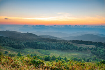 Sunrise in the Mountains