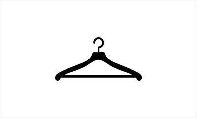 Clothes hanger icon, outline style vector