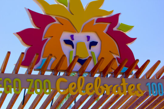 San Diego Zoo Sign In San Diego, California, America