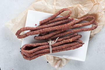 kabanosy, kiełbasa, wieprzowe