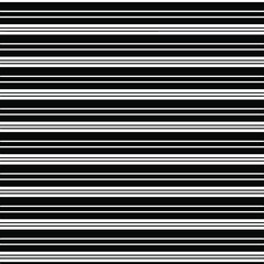 horizontal black and white striped background. Vector illustration. 