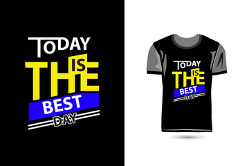 Creative and modern typography tshirt design
