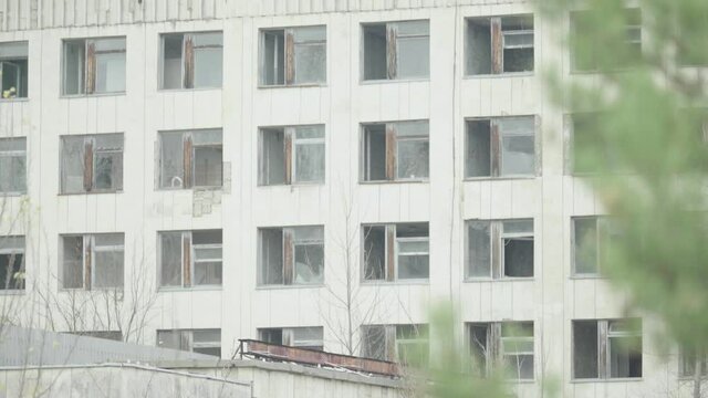 Abandoned Building In The Chernobyl Exclusion Zone