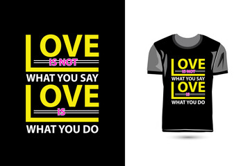 Creative and modern typography tshirt design