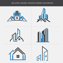 Real Estate Logo Template. Home logo template. House logo template.