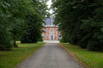 The beautiful Langesø Castle in Denmark