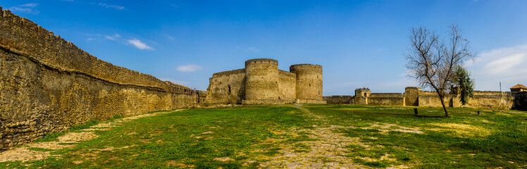 Fototapeta na wymiar the Akkerman fortress in Bilhorod-Dnistrovsky, Odessa region of Ukraine