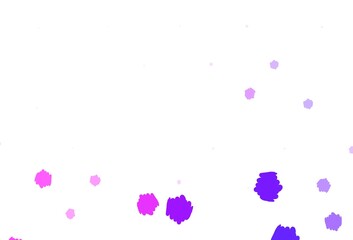 Light Purple, Pink vector background with abstract shapes.