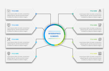 Infographics Template with Label