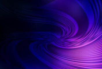 Dark Purple vector blurred bright template.