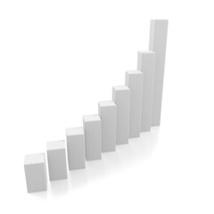 Stylish business graph. Finance concept