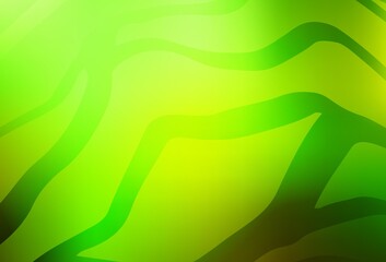 Light Green, Yellow vector abstract bright template.
