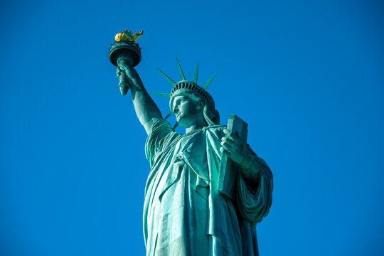 Statue Of Liberty In New York City, Probably One Of The Most Famous Landmarks Of All Time.